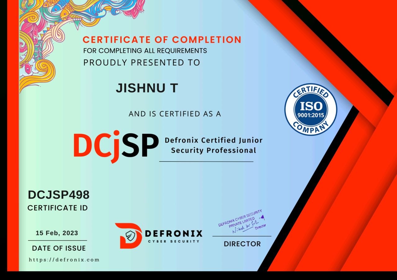 Certified Junior Security Professional